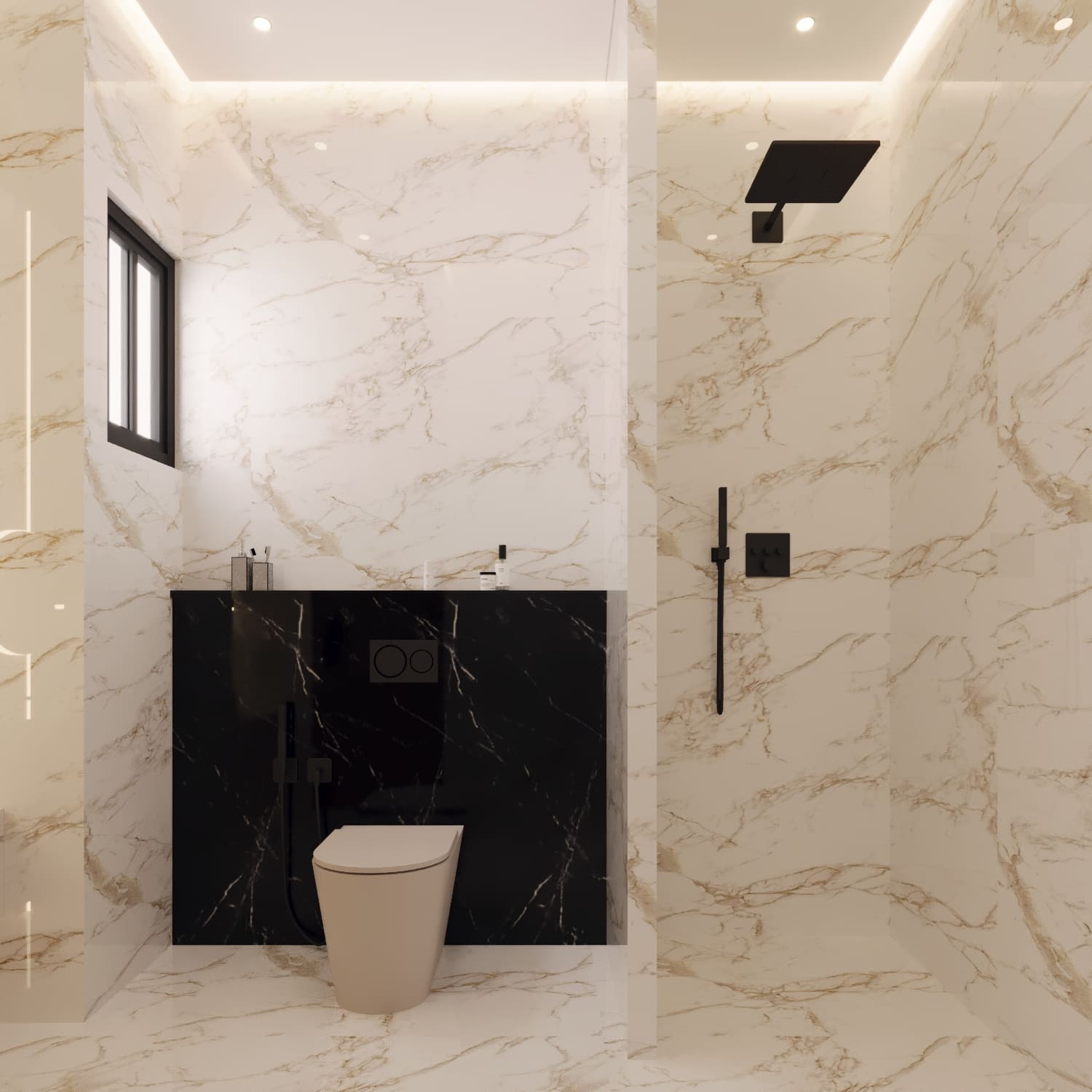 Contemporary One-Bed Studio Apartment: Warm Minimalism Meets Everyday Luxury